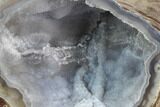 Crystal Filled Dugway Geode (Polished Half) #121662-1